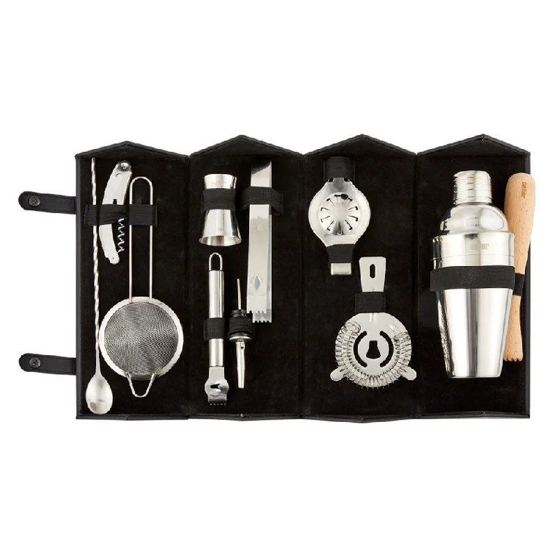 Cellar Premium Luxe 12 Piece Travel Bar Set