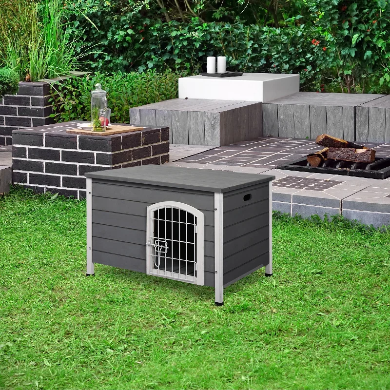 9. **Cat clothes cute model**6. **Small pet drinking fountain leakproof**PawHut Wooden Dog Crate Dog Kennel Lockable Door Small Animal House w/ Openable Top Gray