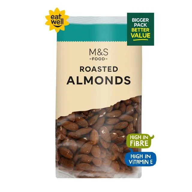 M&S Roasted Almonds   750g