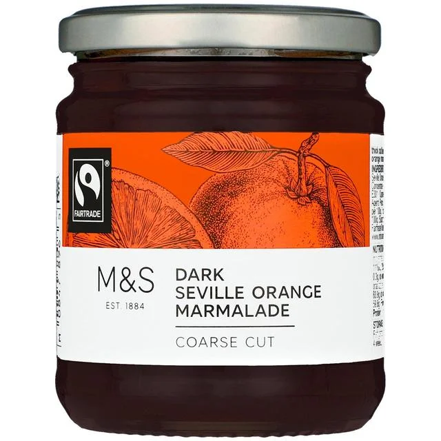 M&S Fair Trade Dark Seville Orange Marmalade   340g