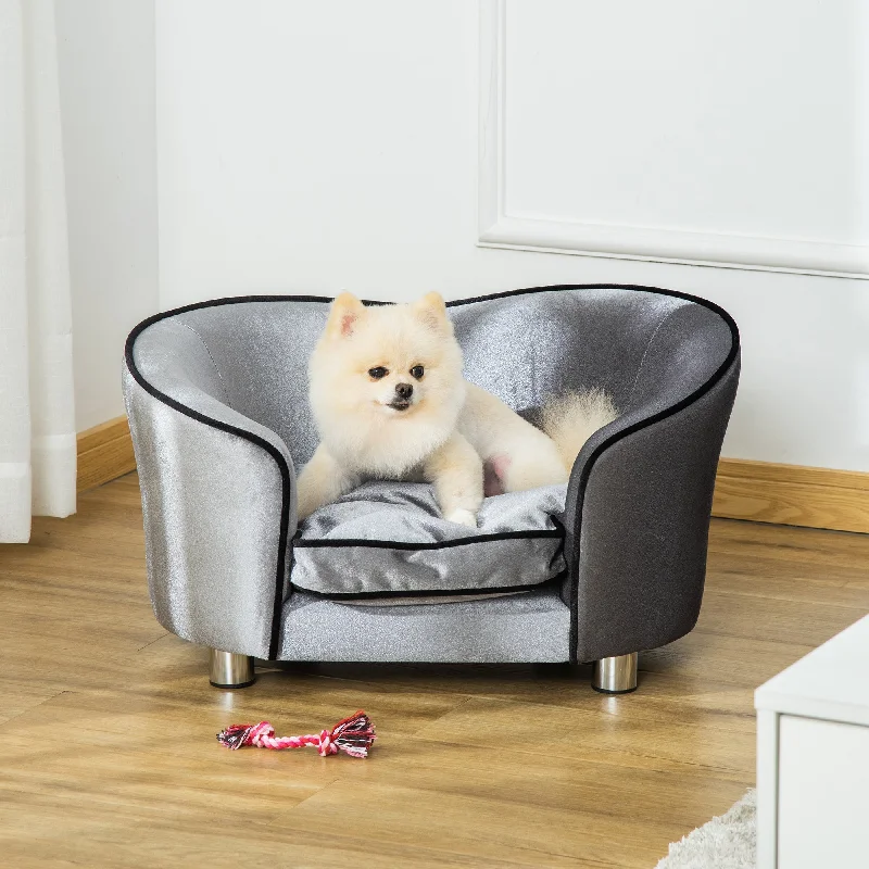 4. **Pet toys are bite-resistant and wear-resistant**10. **Dog bathing brush massage**PawHut Pet Sofa Couch