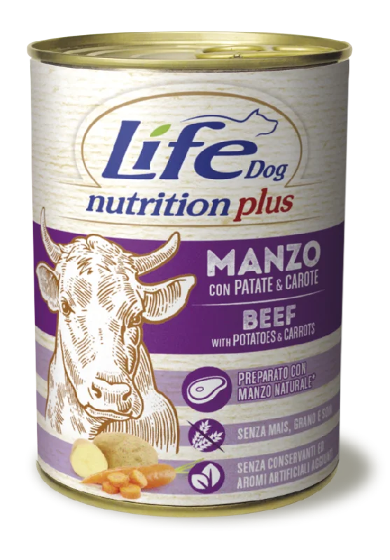 LifeDog plus beef with potatoes and carrots , 400 gr