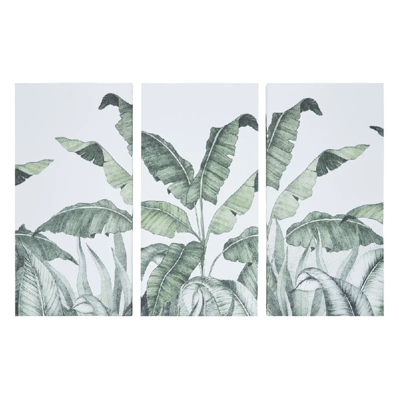 Emporium Palm Leaf Set of 3 Wall Art