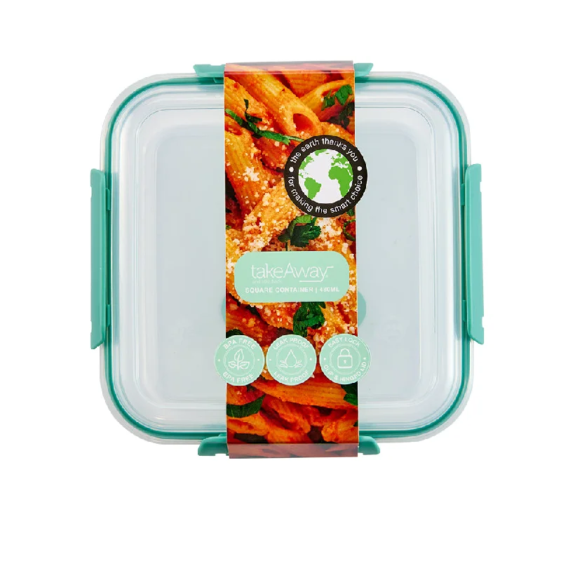 TakeAway Out Square Container 480ml