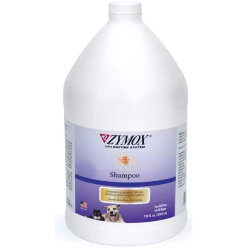 Pet grooming and cleaning products:Zymox Advanced Enzymatic Shampoo for dog or Cat 1 gal