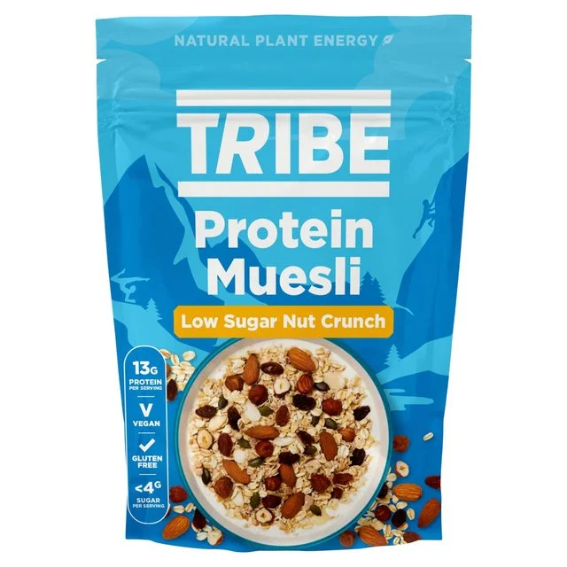 TRIBE Protein Muesli - Low Sugar Nut Crunch   400g