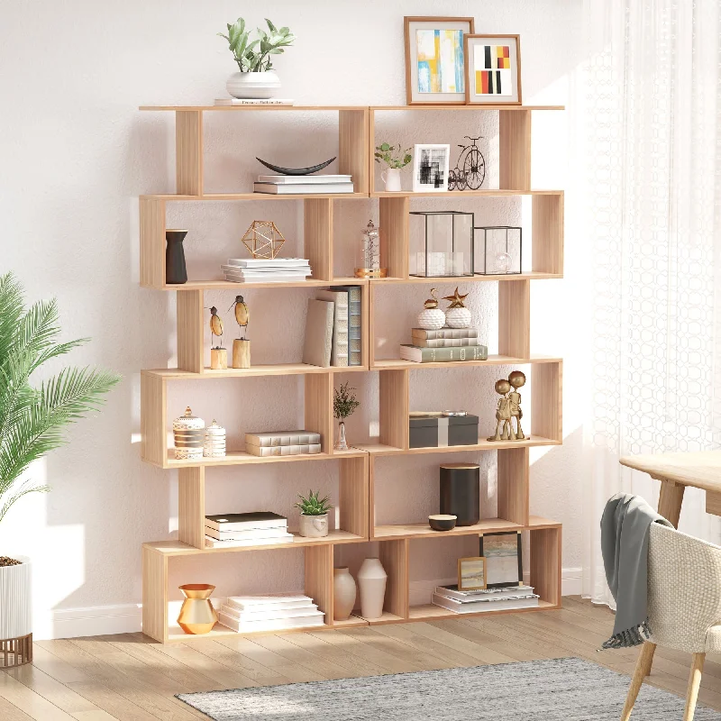 6-Tier S-Shaped Shelf Unit