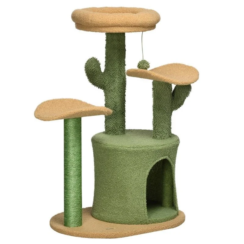 7. **Dog traction rope is automatically retractable**9. **Dog paw cream is winter**PawHut Cactus Cat Tree