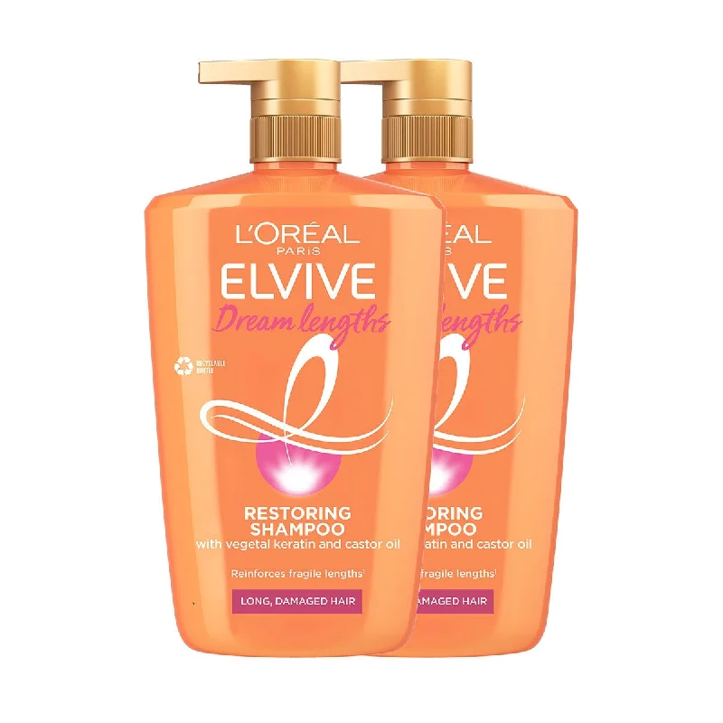 L'oreal Elvive Dream Lengths Shampoo, 2 x 1L