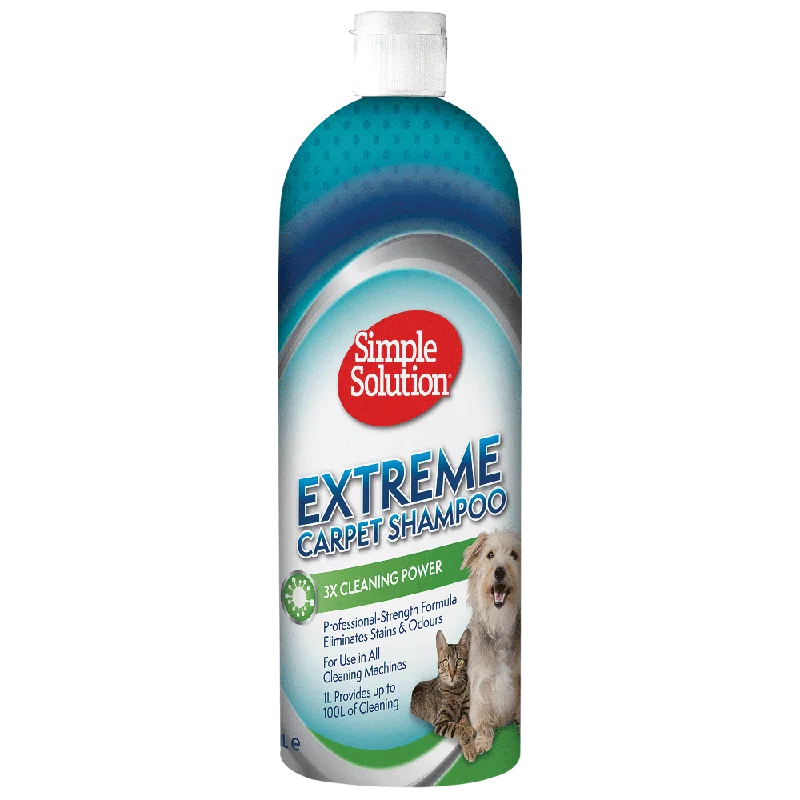 remove dead hair and dandruff, and promote pet skin health.Simple Solution - Extreme Carpet Shampoo (1L)