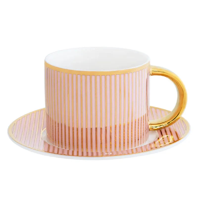 Cristina Re Pinstripe Teacup & Saucer