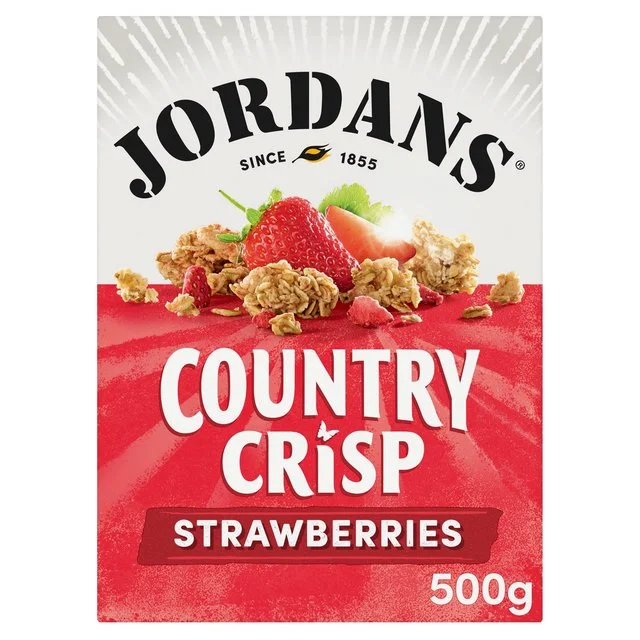 Jordans Country Crisp Sun-Ripe Strawberry Breakfast Cereal   500g