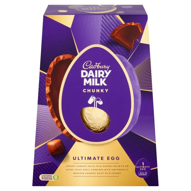 Cadbury Dairy Milk Chocolate Chunky Ultimate Egg   400g