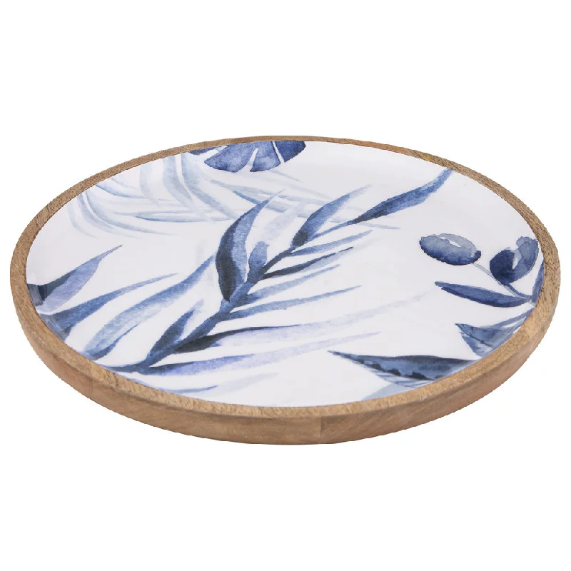 Ladelle Blue Lagoon Mango Wood Platter