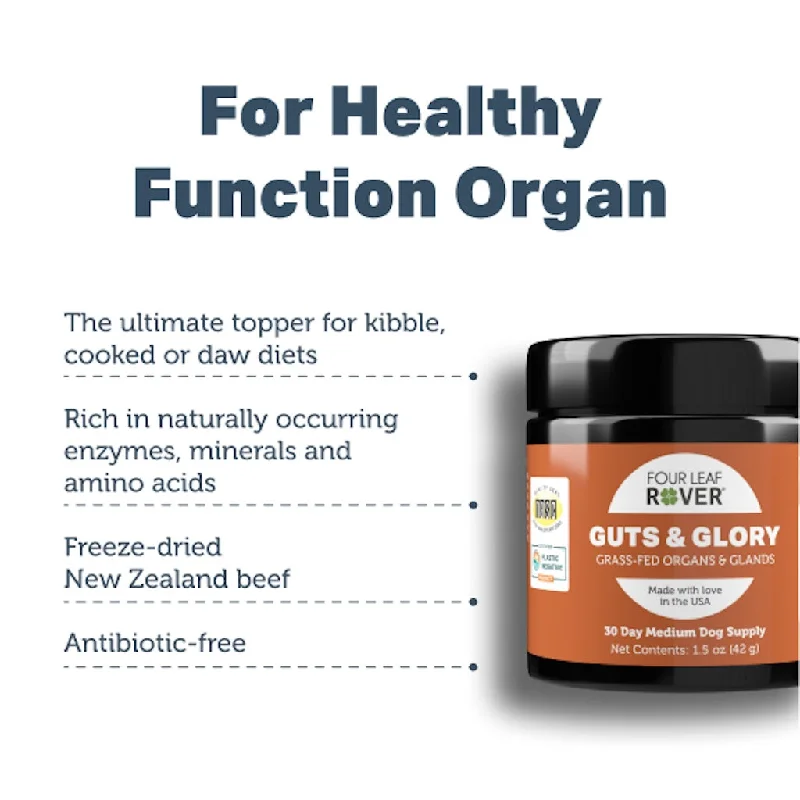 Guts & Glory Grass-Fed Organs for Dogs