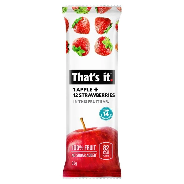 That's it. Apple Strawberry   35g