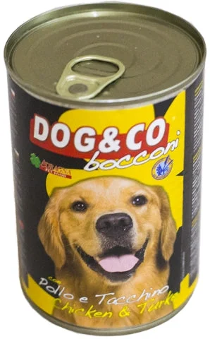 					Meat staple dog food: with meat as the main ingredient, providing rich protein and fat.Dog & co chunks chicken/turkey