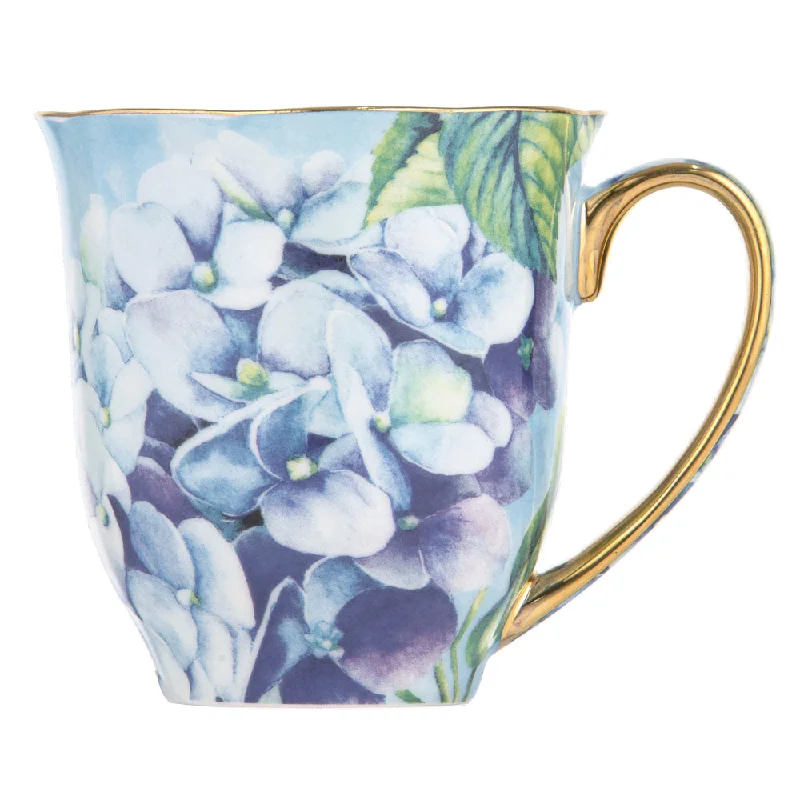 Ashdene Bold Blooms Blue Hydrangea Mug