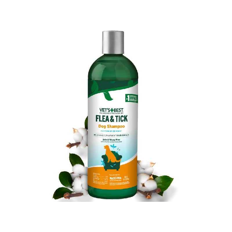 preventing the nails from growing too long and causing discomfort or damage to the pet.Vet’s Best Flea and Tick Dog Shampoo