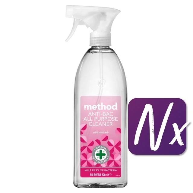 Method Antibacterial All Purpose Cleaner Wild Rhubarb   828ml