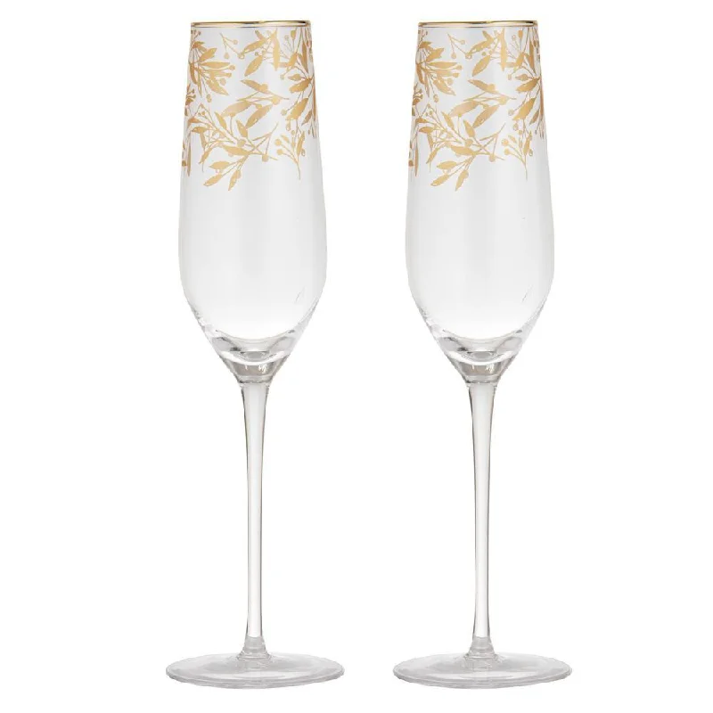 Ladelle Comet Set of 2 Champagne Glasses