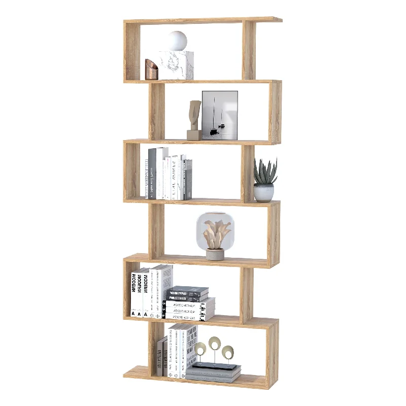 6-Tier S-Shaped Shelf Unit