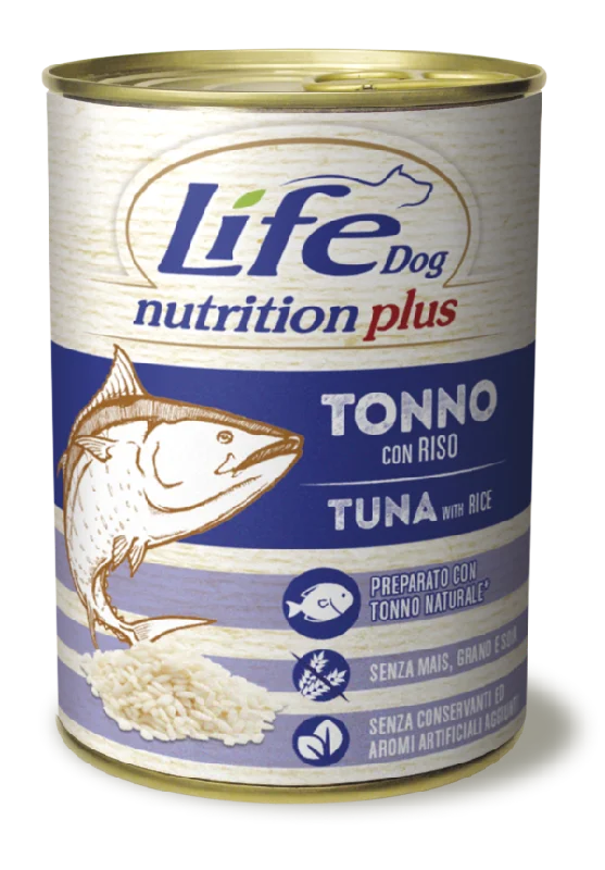 LifeDog plus tuna and rice , 400 gr