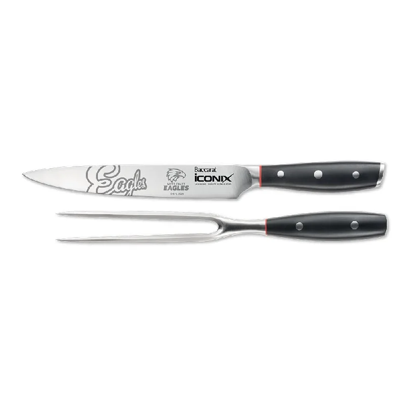 Personalisation For Baccarat iconiX Carving Knife Set West Coast Eagles