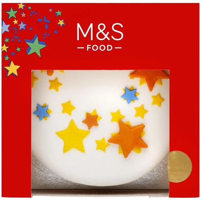 M&S Buttercream & Raspberry Jam Star Cake   630g