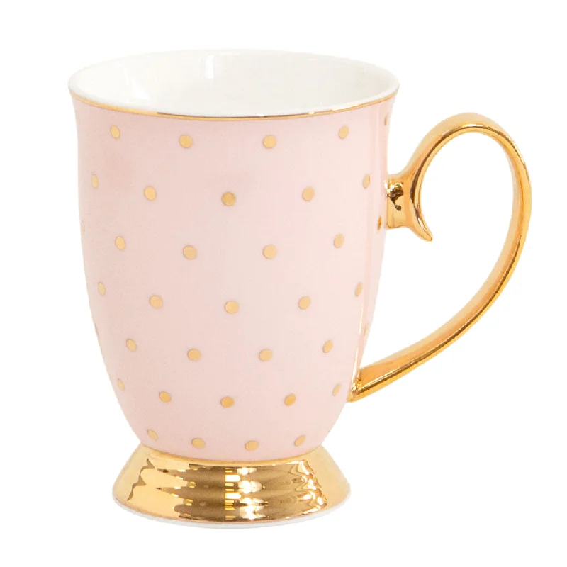 Cristina Re Polka Gold Blush Mug