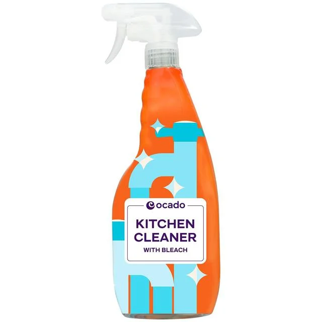 Ocado Kitchen Cleaner with Bleach Spray   750ml