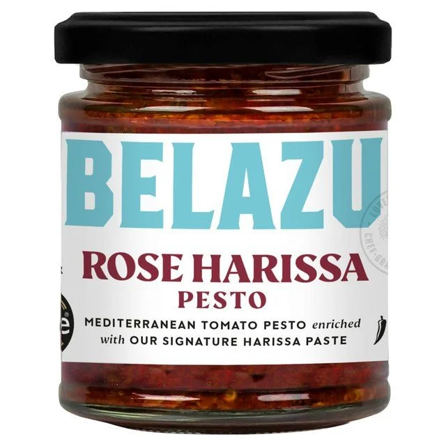 Belazu Vegan Rose Harissa Pesto   165g