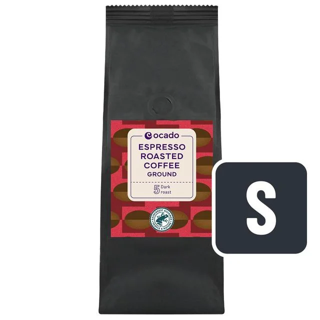 Ocado Espresso Roast & Ground Coffee   227g