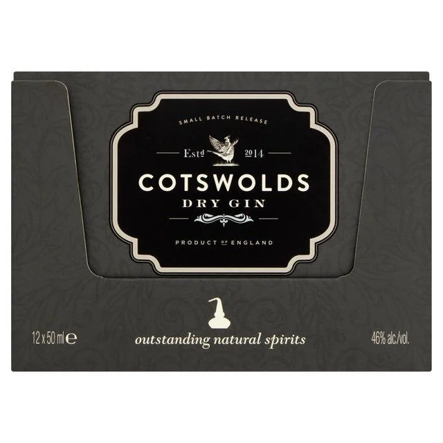 Cotswolds Distillery Gin Miniatures   12 x 5cl