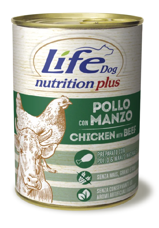 LifeDog plus beef and chicken , 400 gr