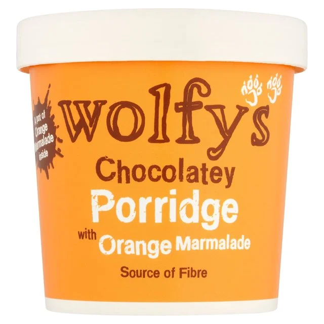 Wolfy's Chocolatey Porridge with Orange Marmalade   93g