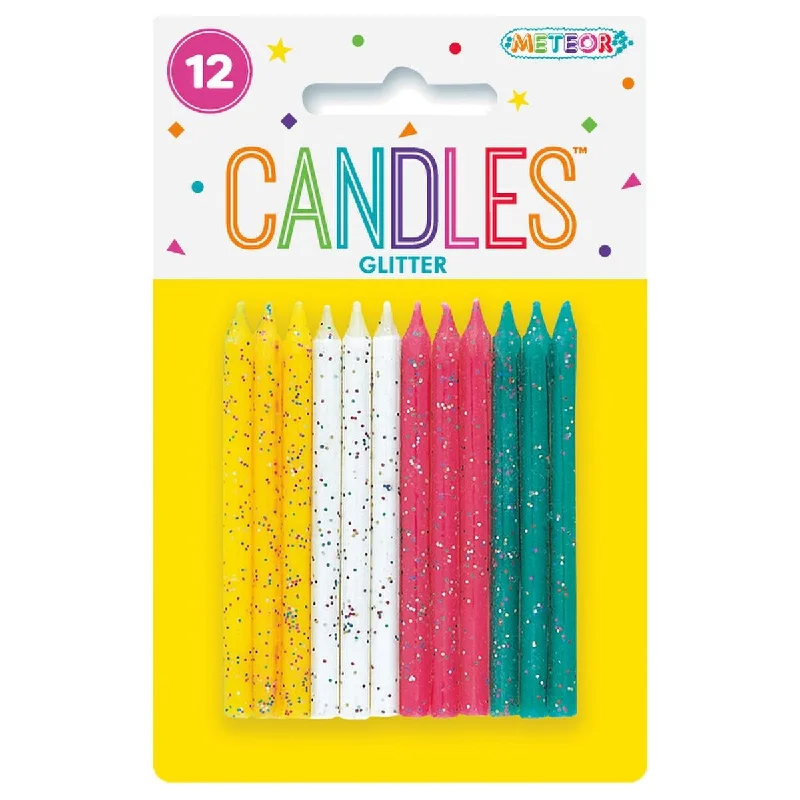 with the functions of decontamination, deodorization, and nourishment.Glitter Birthday Candles - Assorted Colours