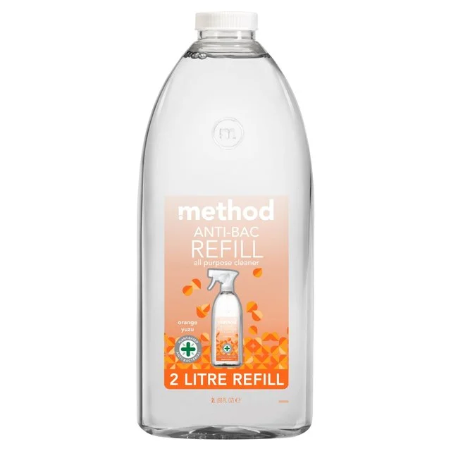 Method Antibacterial All Purpose Cleaner Refill Orange Yuzu   2L