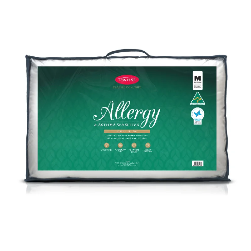 Tontine Classic Comfort Allergy & Asthma Sensitive Pillow Medium