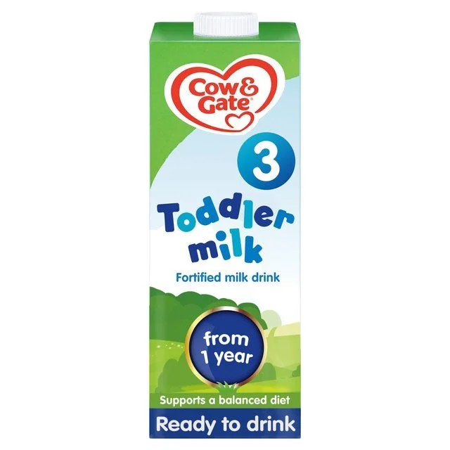 Cow & Gate 3 Toddler Milk Formula Liquid 1-3 Years    1L