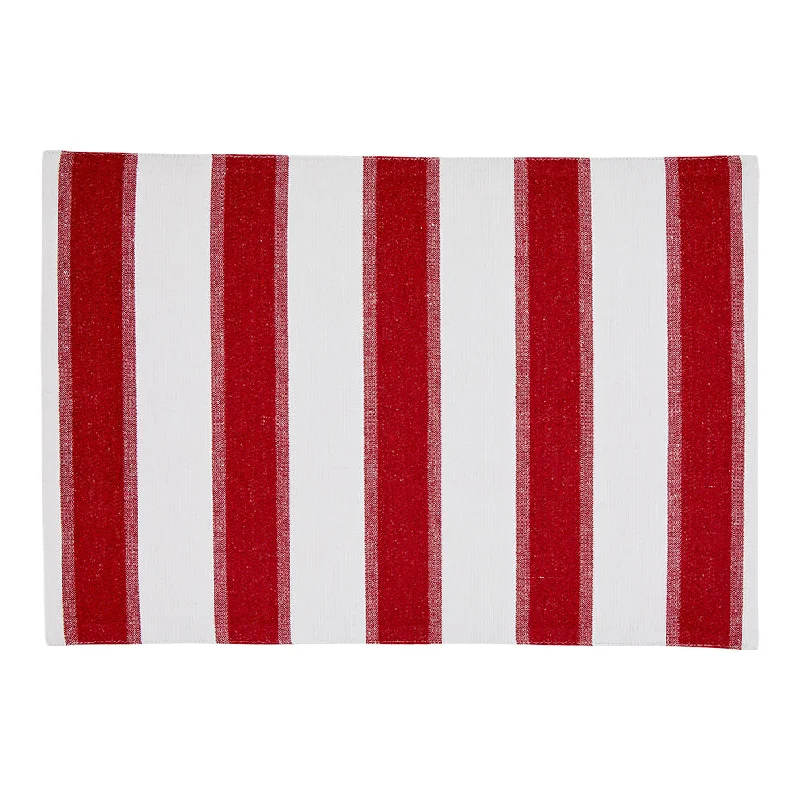 MyHouse Set of 2 Placemats Stripe Red