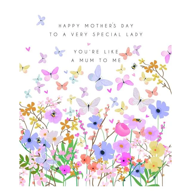 Like A Mum To Me Mother's Day Card