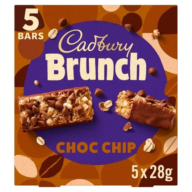 Cadbury Brunch Bar Choc Chip   5 x 28g