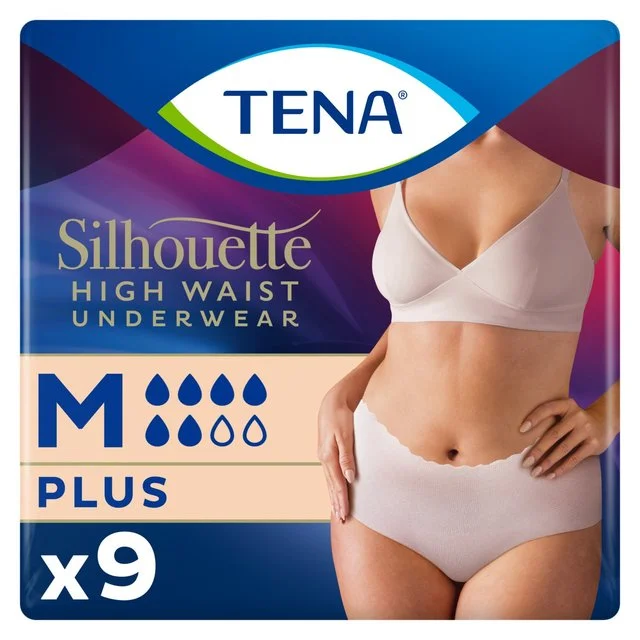 TENA Silhouette Incontinence Pants Cream M 9 Pack   9 per pack