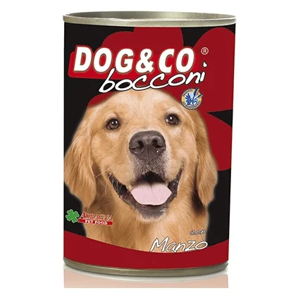 					Dog food recommendation: recommend suitable dog food based on factors such as dog breed, age, health status, etc.Dog & co chunks beef