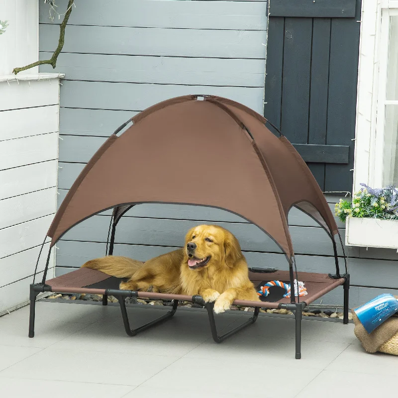 9. **Dog paw cream is winter**2. **Rabbit traction rope anti-breakaway**PawHut Raised Dog Bed Waterproof Elevated Pet Cot with Breathable Mesh UV Protection Canopy Coffee