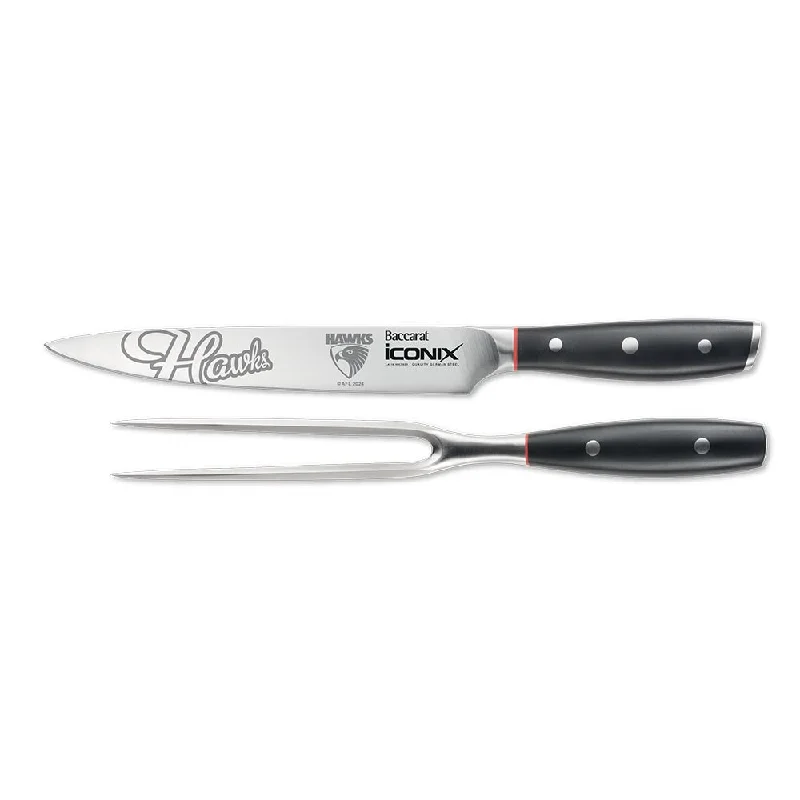 Personalisation For Baccarat iconiX Carving Knife Set Hawthorn Hawks