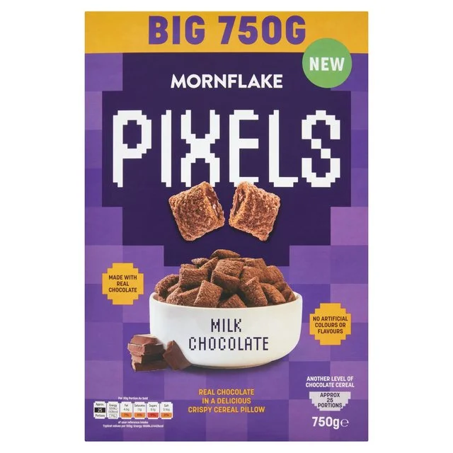 Mornflake Pixels Milk Chocolate   750g