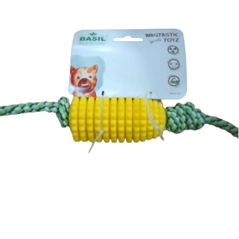 6. **Dog collar is luminous and reflective**7. **Hamster cage multi-layer design**Basil Corn with Rope Toy for Dogs