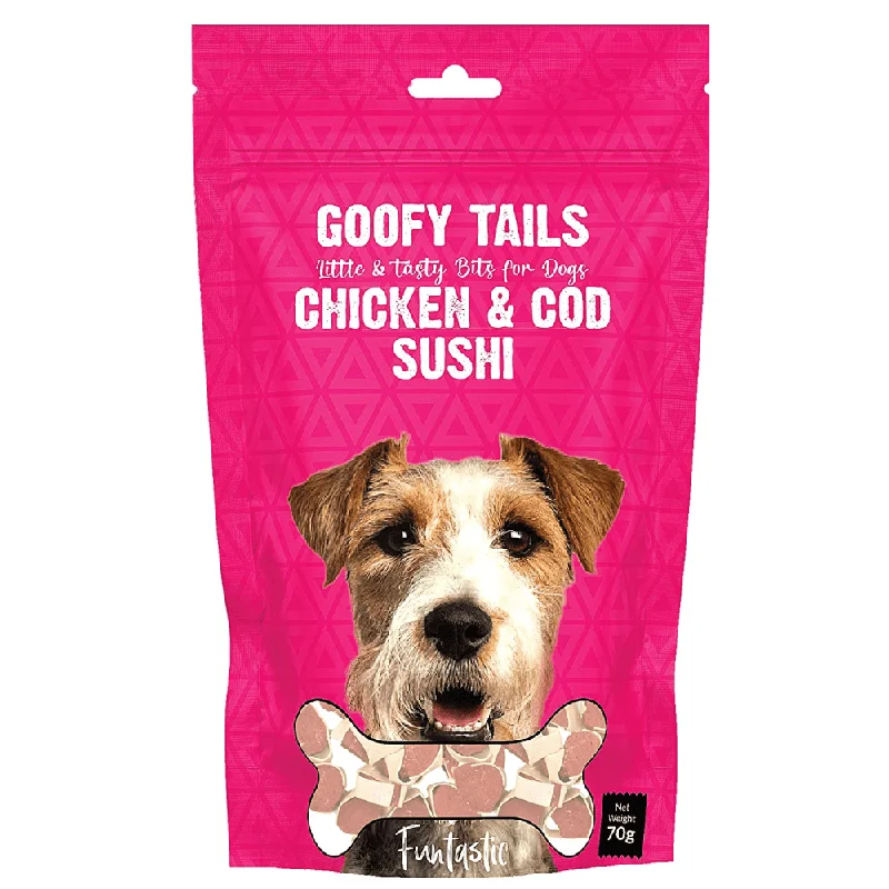 					Goofy Tails Chicken & Cod Sushi Dog Treats